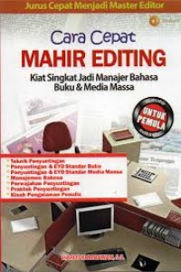 Image of Cara Cepat Mahir Editing