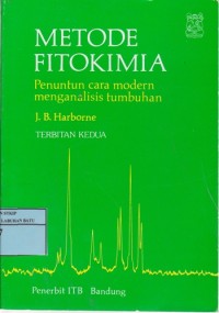 Image of Metode Fitokimia: Penuntun Cara Modren Menganalisis Tumbuhan