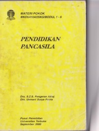 Image of Materi Pokok Pendidikan Pancasila