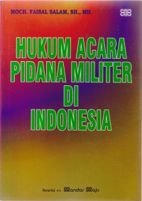 Image of Hukum Acara Pidana Militer Di Indonesia
