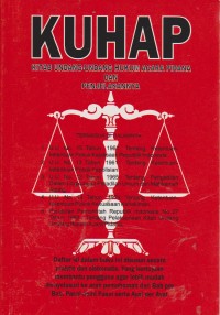Image of KUHAP : Kitab Undang-Undang Hukum Acara Pidana Dan Penjelasannya