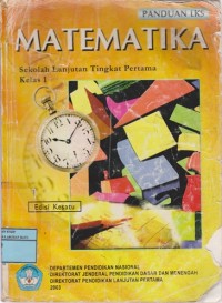Image of Matematika Sekolah Lanjutan Tingkat Pertama Kelas 1