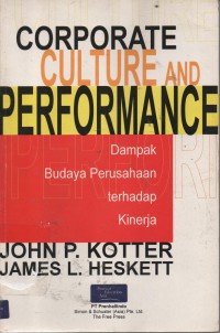 Image of Corporate Culture And Performance : Dampak Budaya Perusahaan Terhadap Kinerja