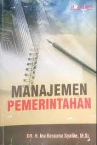 Image of Manajemen Pemerintahan