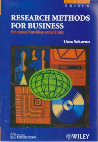 Image of Research Methods For Business : Metodologi Penelitian Untuk Bisnis