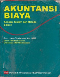 Image of Akuntansi Biaya : Konsep, Sistem Dan Metode
