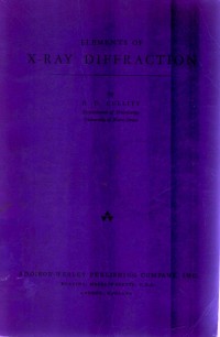 Image of Elements Of X-Ray Difraction