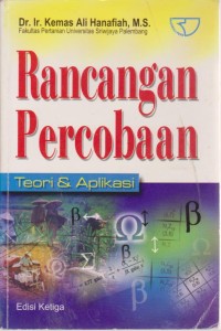 Image of Rancangan Percobaan : Teori & Aplikasi