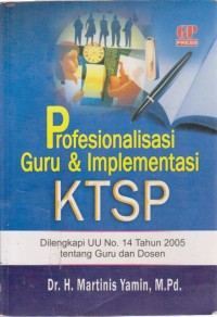 Image of Profesionalisasi Guru Dan Implementasi KTSP