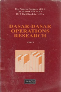 Image of Dasar-Dasar Operations Research