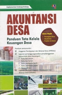 Image of Akuntansi Desa : Panduan Tata Kelola Keuangan Desa