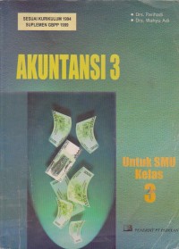 Image of Akuntansi 3 : Untuk SMU Kelas 3