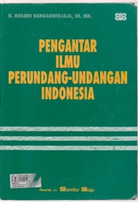 Image of Pengantar Ilmu Perundang-Undangan