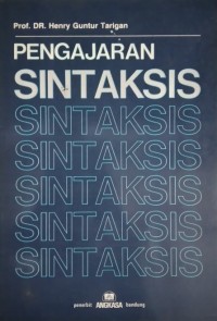 Image of Pengajaran Sintaksis