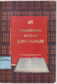 Image of Rangkuman Intisari Ilmu Hukum