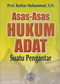Image of Asas-Asas Hukum Adat : Suatu Pengantar