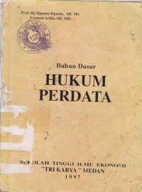 Image of Bahan Dasar Hukum Perdata