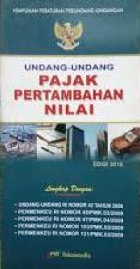 Image of Undang-Undang Pajak Pertambahan Nilai