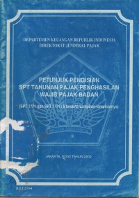 Image of Petunjuk Pengisian SPT Tahunan Pajak Penghasilan Wajib Pajak Badan