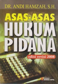 Image of Asas-Asas Hukum Pidana