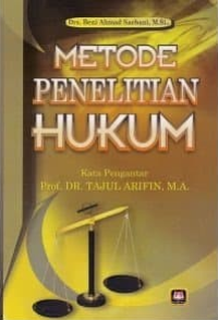 Image of Metode Penelitian Hukum