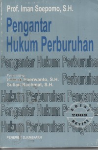 Image of Pengantar Hukum Perburuhan