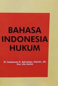 Image of Bahasa Indonesia Hukum