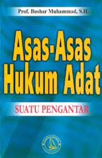 Image of Asas-Asas Hukum Adat : Suatu Pengantar