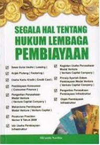 Image of Segala Hal Tentang Hukum Lembaga Pembiayaan