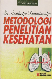 Image of Metodologi Penelitian Kesehatan