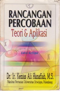 Image of Rancangan Percobaan : Teori & Aplikasi