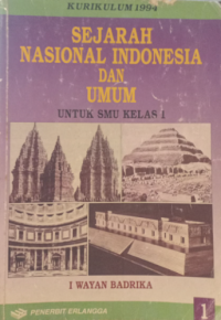 Image of Sejarah Nasional Indonesia Dan Umum Untuk SMU Kelas 1
