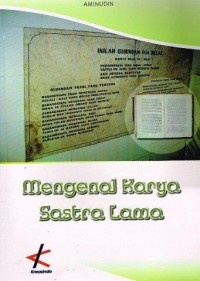 Image of Mengenal Karya Sastra Lama