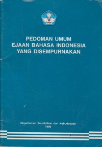Image of Pedoman Umum Ejaan Bahasa Indonesia Yang Disempurnakan