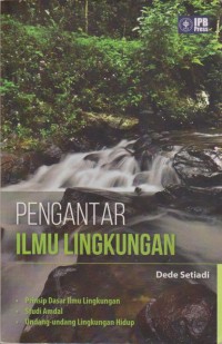 Image of Pengantar Ilmu Lingkungan