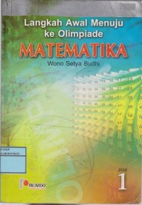 Image of Langkah Awal Menuju Ke Olimpiade Matematika