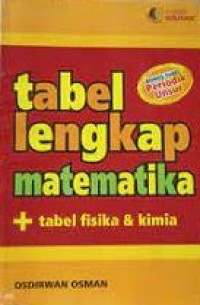 Image of Tabel Lengkap Matematika Tabel Fisika & Kimia