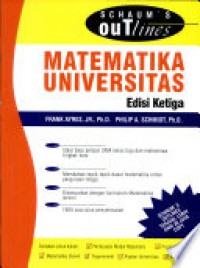 Image of Schaum's Easy Outlines : Teori Dan Soal-Soal Matematika Universitas