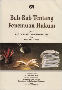 Image of Bab-Bab Tentang Penemuan Hukum