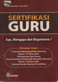 Image of Sertifikasi Guru Apa, Mengapa Dan Bagaimana