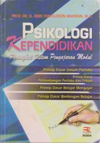 Image of Psikologi Pendidikan : Perangkat Sistem Pengajaran Modul
