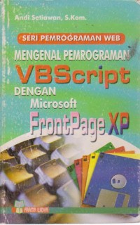 Image of Mengenal Pemrograman VBScript Dengan Microsoft Frontpage XP : Seri Pemrograman Web
