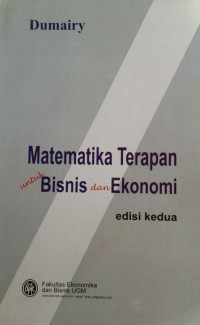 Image of Matematika Terapan Untuk Bisnis Dan Ekonomi