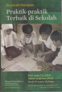 Image of Secercah Harapan : Praktik-Praktik Terbaik Disekolah