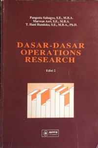 Image of Dasar-Dasar Operations Research