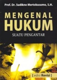 Image of Mengenal Hukum : Suatu Pengantar