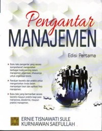 Image of Pengantar Manajemen