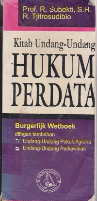 Image of Kitab Undang-Undang Hukum Perdata