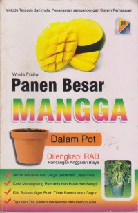 Image of Panen Besar Mangga Dalam Pot : Dilengkapi RAB (Rancangan Anggaran Biaya)
