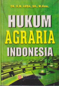 Image of Hukum Agraria Indonesia